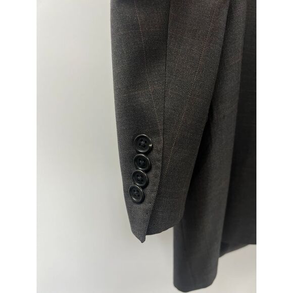 Canali‎ Super 120's Men Wool Suit Jacket Blazer Size 52R/ US 42R - Picture 5 of 16